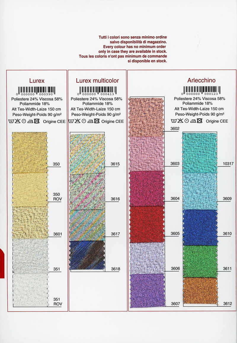 Lurex - Lurex Multicolor - Arlecchino 10
