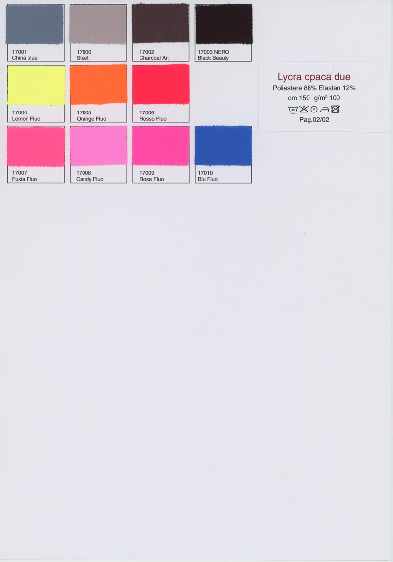 Lycra Opaca Due 02