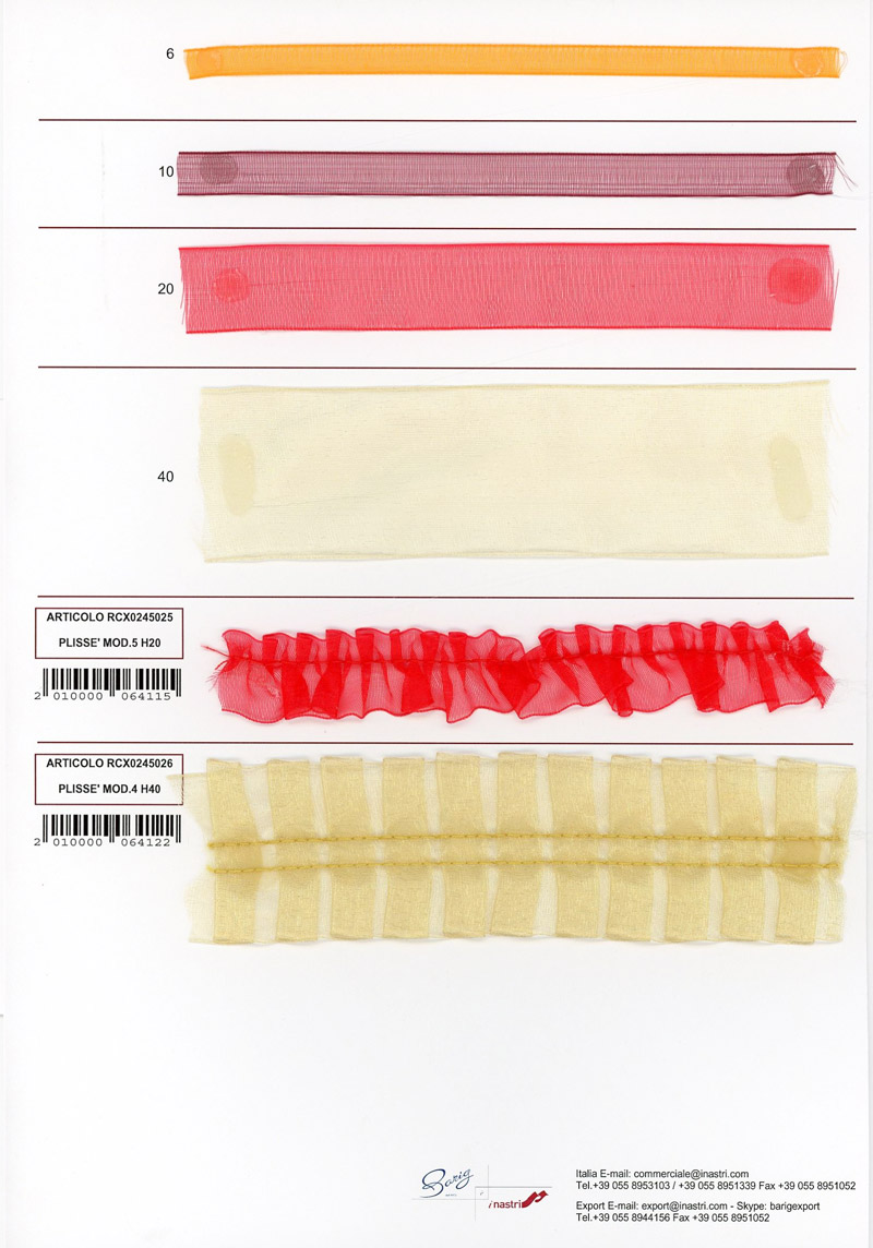 Nastri Organza Due